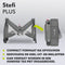 Lionelo Stefi Plus - Campingbedje 4 in 1 - Bodemverhoger - 60x120 cm (0-36 maanden)