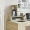 Bureau organiser 49x20x52,5 cm bewerkt hout sonoma eikenkleurig