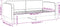 vidaXL - Slaapbank - 90x200 - cm - stof - zwart