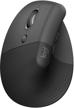 Logitech Lift - Ergonomische muis - Draadloos - Linkshandig - Grafiet
