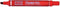 Viltstift pentel n60 schuin 1.2-6mm rood - 12 stuks