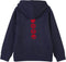 KIDS HOODIE - MARVEL LOGO BLAUW - 7 JAAR