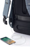 XD Design Bobby Hero Small - Anti-Diefstal Rugzak - Snijbestendig - USB-poort - Lichtblauw