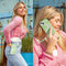 iMoshion Hoesje Geschikt voor iPhone 14 Pro Hoesje Met Koord - iMoshion Siliconen design hoesje met koord - Groen / Retro Green