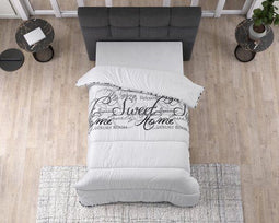 Sleeptime Dekbed zonder Overtrek - Bedrukt dekbed - Gekleurd dekbed - Dekbed met print - 200x200 cm