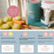 Béaba Babycook Neo® - Stoomkoker - 4-in-1 babyvoeding bereider - Foodprocessor - Groen