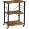 Goliving Keukentrolley - Keukenorganizer - Bruin - 60 x 40 x 89 cm
