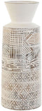 Vaas Home ESPRIT Wit Natuurlijk Mangohout Koloniaal 15 x 15 x 22,5 cm