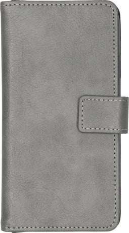 iMoshion Hoesje Geschikt voor iPhone Xr Hoesje Met Pasjeshouder - iMoshion Luxe Bookcase - Grijs