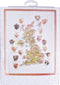 Thea Gouverneur - Borduurpakket met telpatroon - 1076 - Voorgesorteerde DMC Garens - Schapenkaart van Groot-Brittannië - Linnen - 65 cm x 85 cm - DIY Kit