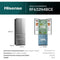 Hisense RF632N4BCE - Amerikaanse Koelkast - 485L - Total No Frost - RVS
