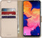 Accezz Hoesje Geschikt voor Samsung Galaxy A10 Hoesje Met Pasjeshouder - Accezz Wallet Softcase Bookcase - goud