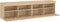 vidaXL - Tv-wandmeubels - met - LED - 2 - st - 80x30x40 - cm - sonoma - eikenkleurig