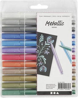 Creativ Company Metallic Markers Metallic 12 Stuks