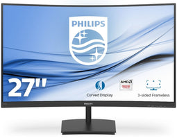 Philips E-line 271E1SCA - Monitor 27" - Full HD 1920x1080 - Gebogen 1500R - Zwart