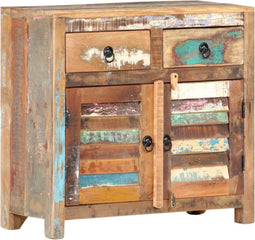 vidaXL - Dressoir - 70x30x68 - cm - massief - gerecycled - hout