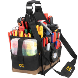 CLC Work Gear - Gereedschapstas Elektricien 11 - 22 vakken - Gewatteerde schouderband
