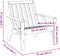vidaXL - Tuinstoel - Adirondack - 75x77x77 - cm - massief - douglashout