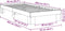 vidaXL - Bedframe - zonder - matras - 90x200 - cm - massief - hout - eiken