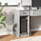 vidaXL - Computertorenstandaard - met - lade - 35x45x77 - cm - betongrijs