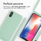iMoshion Hoesje Geschikt voor iPhone Xs / X Hoesje Met Koord - iMoshion Siliconen hoesje met koord - Mintgroen