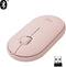 Logitech Pebble M350 - Draadloze muis - Stil klikken en scollen - Roze