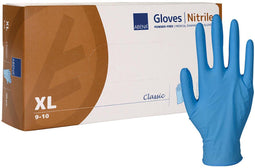 Classic Nitril Handschoenen – Blauw – Maat XL – Poedervrij – 100 stuks