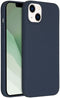 Accezz iPhone 14 Plus - Liquid Silicone Backcover met MagSafe - Schokabsorberend - Donkerblauw