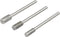 Wolfcraft 5987000 - Diamantslijper-penset - 3 cilindrische slijpstiften Ø 4 / 4,8 / 5,5 mm (1 set)