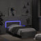 vidaXL - Bedframe - met - hoofdbord - en - LED-verlichting - betongrijs - 100x200 - cm