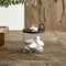 Riviera Maison Carnaby Pillar Candle Holder - Glas, IJzer - Transparant - 15.0x15.0x19.0 cm