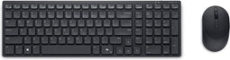 Dell KM555 - QWERTY US - Geruisloze muis en toetsenbord - Zwart (2 stuks)