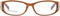Ladies'Spectacle frame Dsquared2 DQ5053-053 (ø 53 mm) Brown (ø 53 mm)