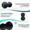 Massagerr® Vibrerende Duo Massagebal - Trigger Bal - 4 Tril Niveaus - Peanut Ball - Massage Roller