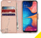Accezz Samsung Galaxy A20e - Wallet Softcase Bookcase - 3 pashouders - Roze
