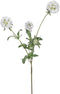 Louis maes - Scabiosa stellata l75cm wit kunstbloem Louis Maes