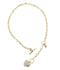 GUESS In My Heart Chain Necklace - Halsketting met harthanger - Verstelbaar 40,5-47,3 cm - Goudkleurig