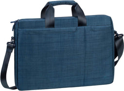 Rivacase 8335 - Notebook Schoudertas 15.6 Inch - 2 Binnenvakken voor 10.1 Inch Tablet - Blauw