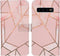 iMoshion Hoesje Geschikt voor Samsung Galaxy S10 Hoesje Met Pasjeshouder - iMoshion Design Softcase Bookcase - Goud / Roze / Pink Graphic