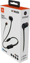 JBL T110BT - Draadloze in-ear oordopjes - JBL Pure Bass geluid - Zwart