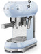 Smeg ECF01 - Espressomachine - 15 bar - Pastelblauw