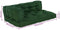 vidaXL - Pallet - Sofa - Kussen - met - Arm- - en - Rugsteun - - - Groene - Stof