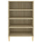 Dressoir 57x35x90 cm bewerkt hout sonoma eikenkleurig