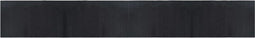 vidaXL - Vloerkleed - rechthoekig - 60x400 - cm - bamboe - zwart