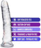 B Yours Diamond - Glisten Dildo 22 cm - Transparant