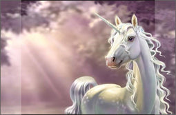 Kangaro bureau onderlegger - 38x58cm - Eenhoorn - antislip - met insteekvakken - K-0014D110