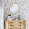 vidaXL - Vliesbehang - 3D - bloemenpatroon - 10x0,53 - m - grijs