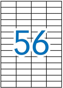 Apli laser A4 etiketten 52 | 5x21 | 2 5600