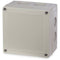 PC-behuizing 130x130x75 grijs dekstuk