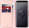 Accezz Galaxy S9 - Wallet Softcase Bookcase - 3 pashouders - Roze